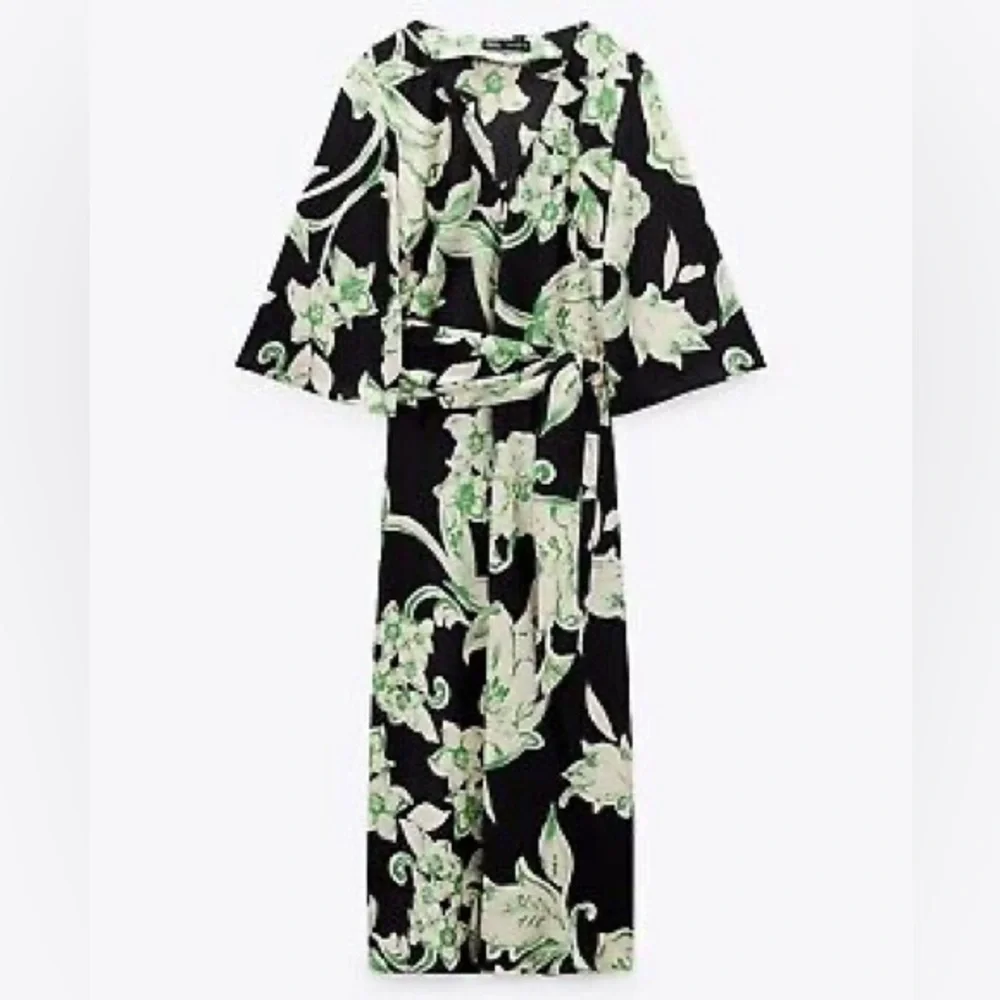 Zara Printed Floral Midi Dress 3003/198